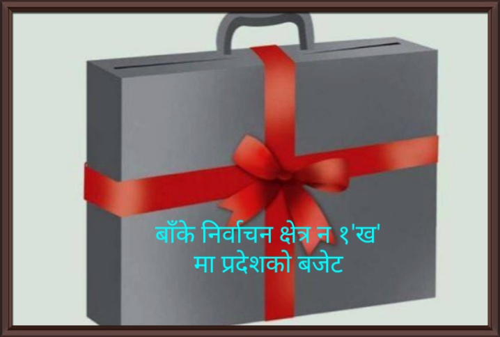 प्रदेश सरकारकाे बजेट- बाँके निर्वाचन क्षेत्र न.१’ख’ काे लागि मात्र  ४० कराेड बराबरको याेजना