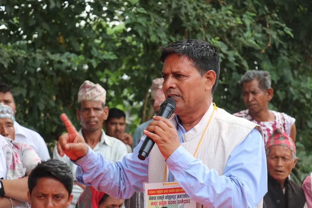 चिप्ला कुरा गर्दिन ,झुटाे पनि बाेल्दिन – मेयरका उमेदवार भुषाल