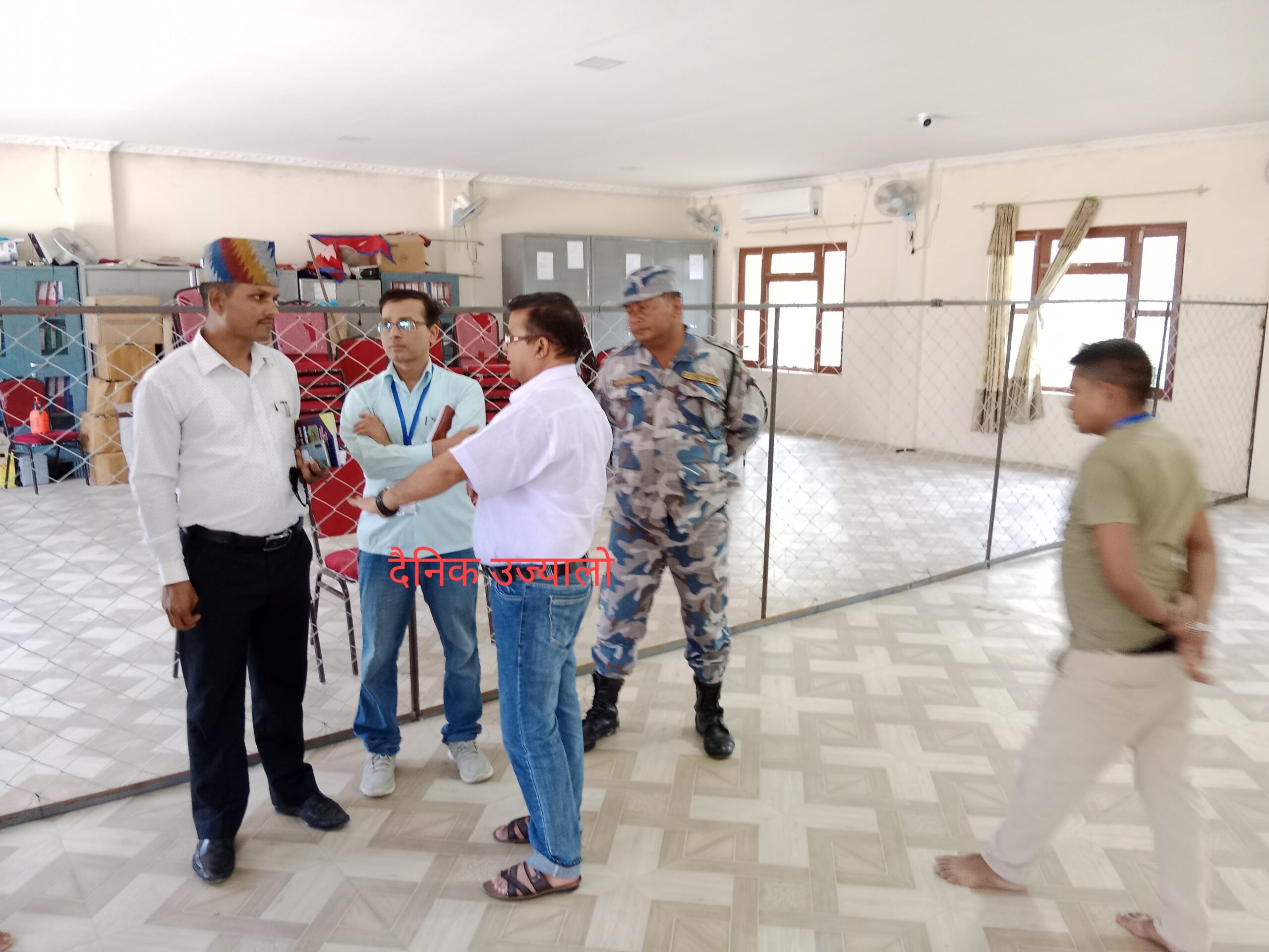 काेहलपुरकाे मतगणना स्थल तयार
